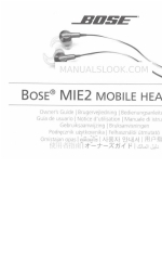 Bose MIE2 Mobile Panduan Pemilik