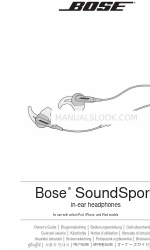 Bose SoundSport Manuale d'uso