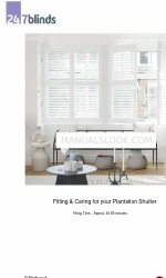 247Blinds Plantation Shutter 取付説明書