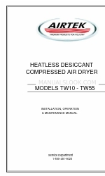 AirTek TW15 Instrukcja instalacji, obsługi i konserwacji