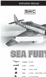 ELEFUN SMC Sea Fury Manual de instruções