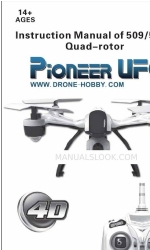 DRONE-HOBBY PIONEER UFO 509 Manuale di istruzioni