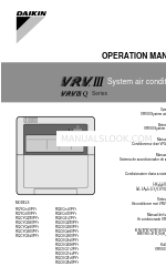 Daikin VRV III-Q RQCEQ460PY1 Manuale operativo