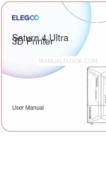 Elegoo Saturn 4 Ultra Manual del usuario