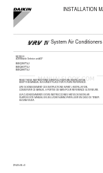 Daikin VRV IV Series Installatiehandleiding