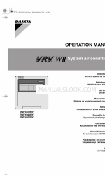 Daikin VRVWII RWEYQ10MY1 操作マニュアル