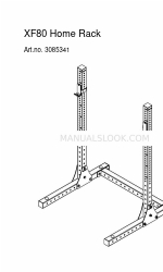 Eleiko XF80 Home Rack Инструкция по сборке Руководство