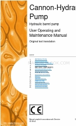 DROPSA 0234562 User Operating And Maintenance Manual