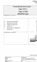 DROPSA 3413001 Instructions For Use Manual