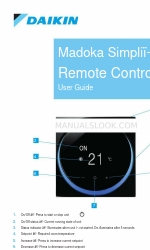 Daikin Madoka Simplified Panduan Pengguna