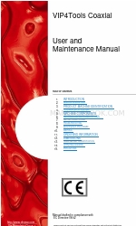DROPSA VIP4Tools Coaxial Manual do utilizador e de manutenção