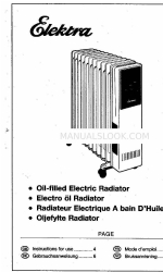 ELEKTRA EOR106 Kullanım Talimatları