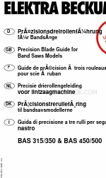 Elektra Beckum BAS 450 (français) Manuel