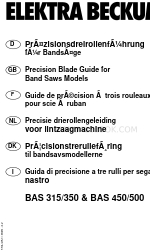 Elektra Beckum BAS 500 Manuale