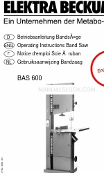 Elektra Beckum BAS 600 取扱説明書