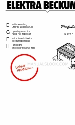 Elektra Beckum ProfiLine UK 220 E (German) Gebrauchsanweisung