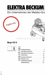 Elektra Beckum Compressor Pump Mega 350 D Instrucciones de uso