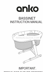 anko BASSINET Instruction Manual