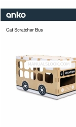 anko Cat Scratcher Bus Краткое руководство по эксплуатации