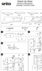 anko Stand Up Stool 사용 설명서