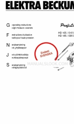 Elektra Beckum ProfiLine HD 185/690D (Bahasa Swedia) Petunjuk penggunaan