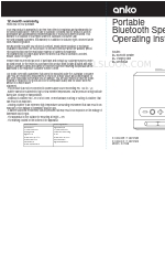 anko 21YX48 Operating Instructions