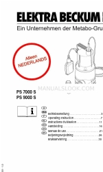 Elektra Beckum PS 9000 S Manual de instrucciones