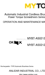 ANLIDAR MYTORQ MYBT-AS0212 Manual de funcionamiento y mantenimiento