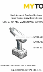 ANLIDAR MYTORQ MYBT-SC0408 Instrukcja obsługi i konserwacji