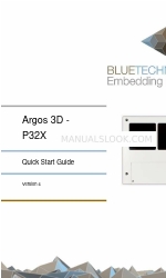 Becom Bluetechnix Argos 3D P32X Manuel de démarrage rapide