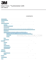 3M Clean-Trace Luminometer LX25 Manual do utilizador