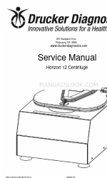 Drucker Diagnostics Horizon 12 Service-Handbuch