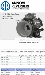 Annovi Reverberi AR 1053 Manual de instruções