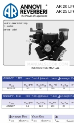 Annovi Reverberi AR 20 LFP Manual de instruções