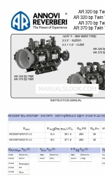 Annovi Reverberi AR 370 bp Twin Manuel d'instruction