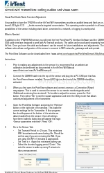 AirTest TR9299 Adjustment