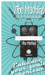 DryBell Vibe Machine V-2 Manual de opções