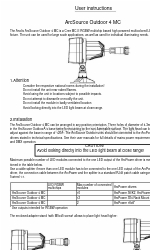 Anolis ArcSource Outdoor 4 MC Інструкція користувача