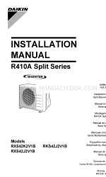 Daikin RXS42J2V1B Installationshandbuch