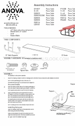 Anova D1007 Montage-instructies