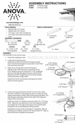 Anova D1300 Manual de montaje e instrucciones