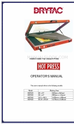 Drytac HOT PRESS HGP220 Operatör El Kitabı