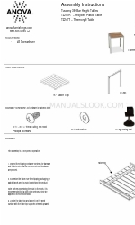 Anova Tuscany T2247R Instrucciones de montaje