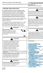 Daikin AWST36LU14 AA Series Installation Instructions Manual