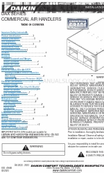Daikin DAX0904 Series Handleiding voor installatie-instructies