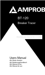 Anprobe BT-120 Manuale d'uso