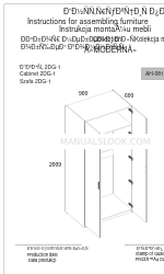 ANREX MODERN 2DG-1 Manual Petunjuk Perakitan