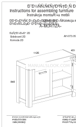 ANREX MORTIZ Sideboard 2D Istruzioni per il montaggio