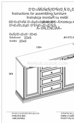 ANREX VALENCIA 2D4S Istruzioni per il montaggio e l'installazione