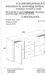 ANREX WHITEBLACK 2D3S Istruzioni per il montaggio e l'installazione